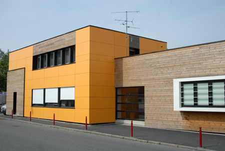 photo de face du bâtiment