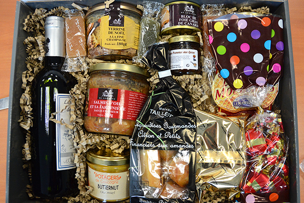 produits locaux du colis de noel